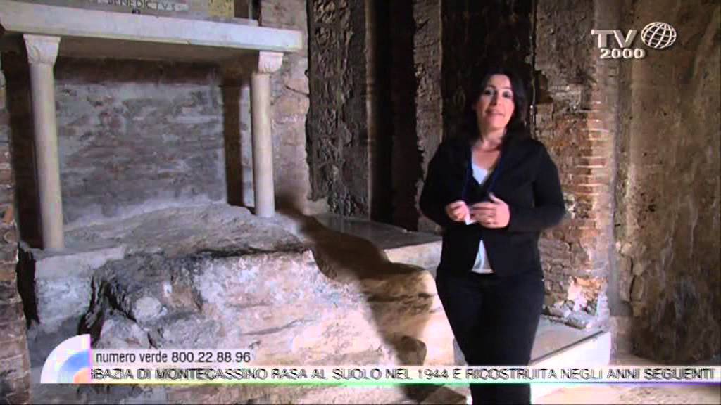 Marilena Mambro ci guida all'interno della storica abbazia di Montecassino