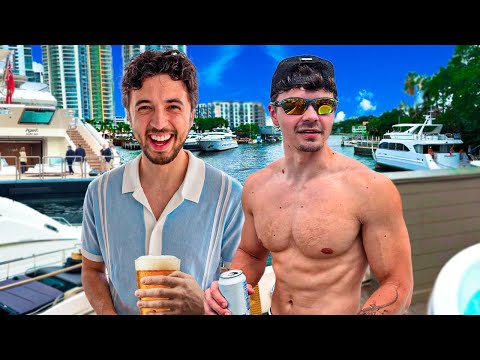 AB surprises best friend with £10,000 yacht party!