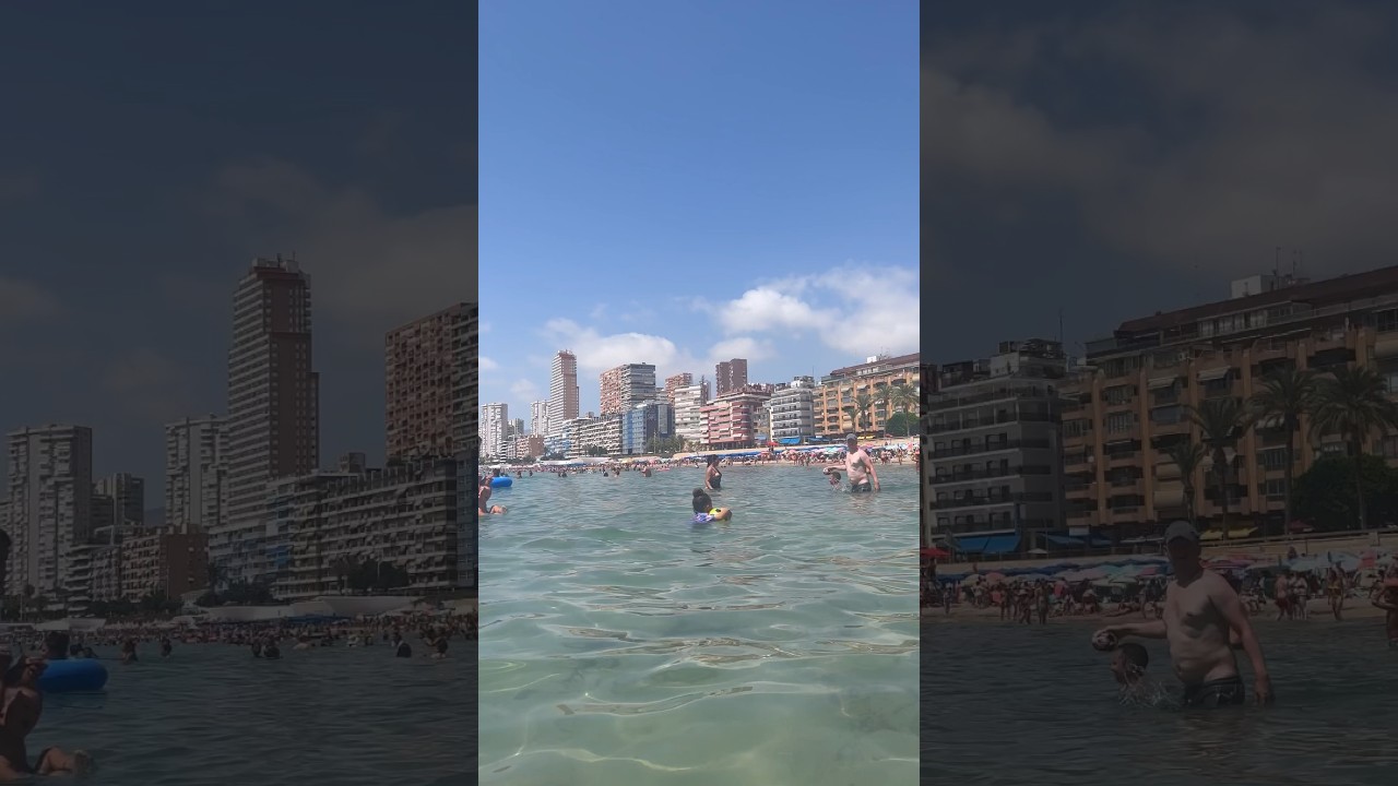 The beach at Benidorm 
