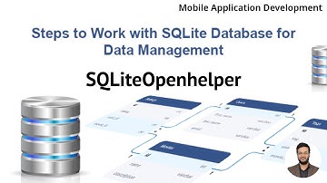 Introducing the SQLiteopenhelper || Defining a database with SQLiteOpenHelper || mobile application