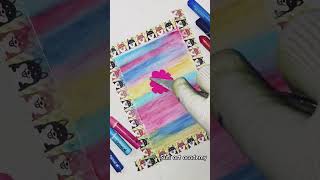 flowers mix art🌺#sufi art academy#youtube shorts#short feed#oilpastel#shorts #oilpastel #colouring🤩
