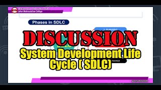 System Development LifeCycle ( SDLC)