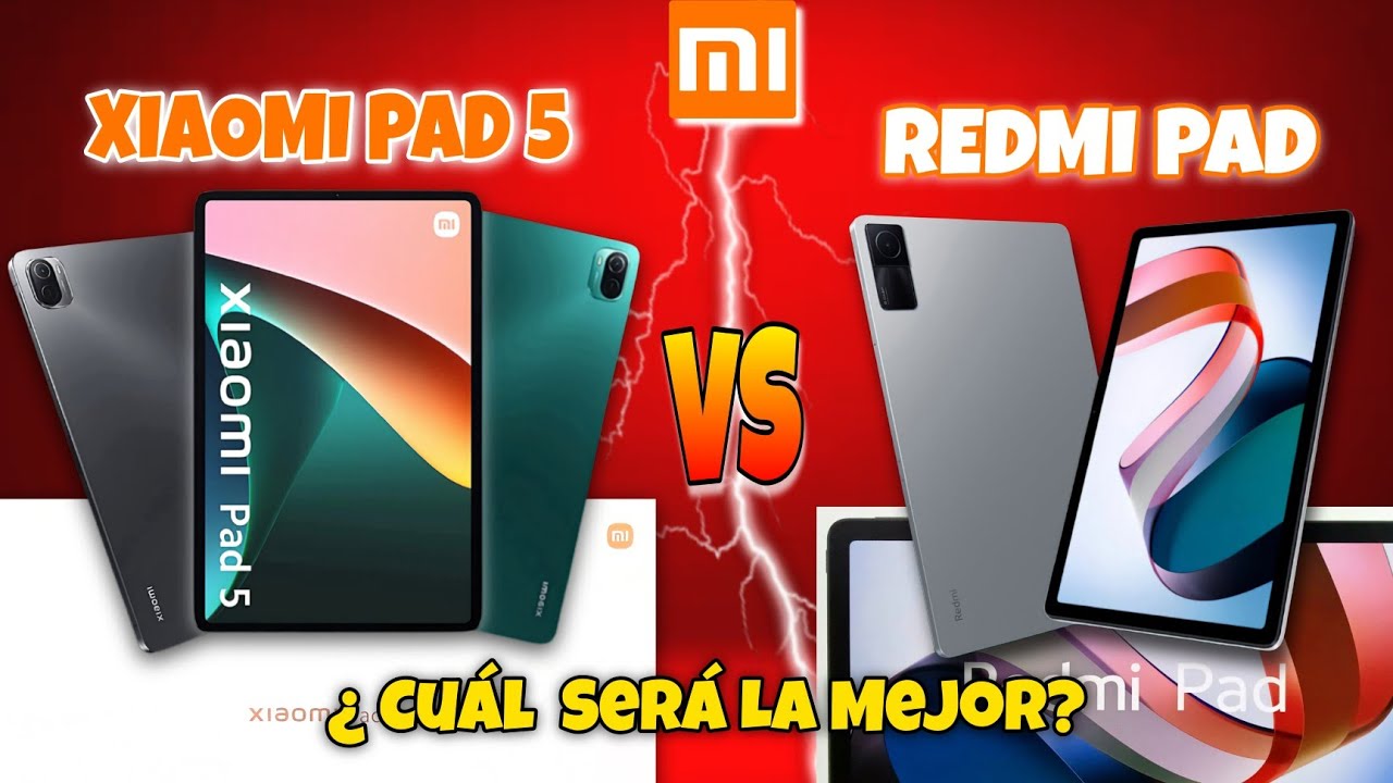 Redmi Pad vs Xiaomi Pad 5: comparativa entre las tablets baratas