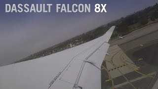 Dassault Falcon 8X Takeoff from 3,500-ft SMO Runway to Set SMO to TEB Record – AINtv Express