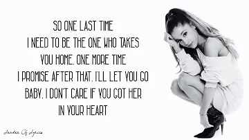 Ariana Grande - ONE LAST TIME (Lyrics)