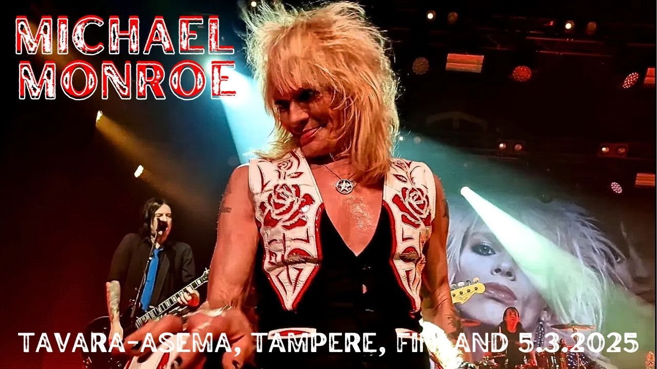 ☆ Michael Monroe - High School @ Tavara-asema, Tampere, Finland 5.3.2025 ☆