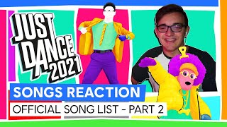 NEW MAPS REACTION! - JUST DANCE 2021 round 2!