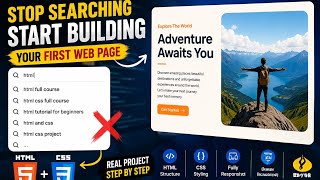 HTML CSS Tutorial for Beginners | Build Your First Website Step by Step| Episode 1 Explanation