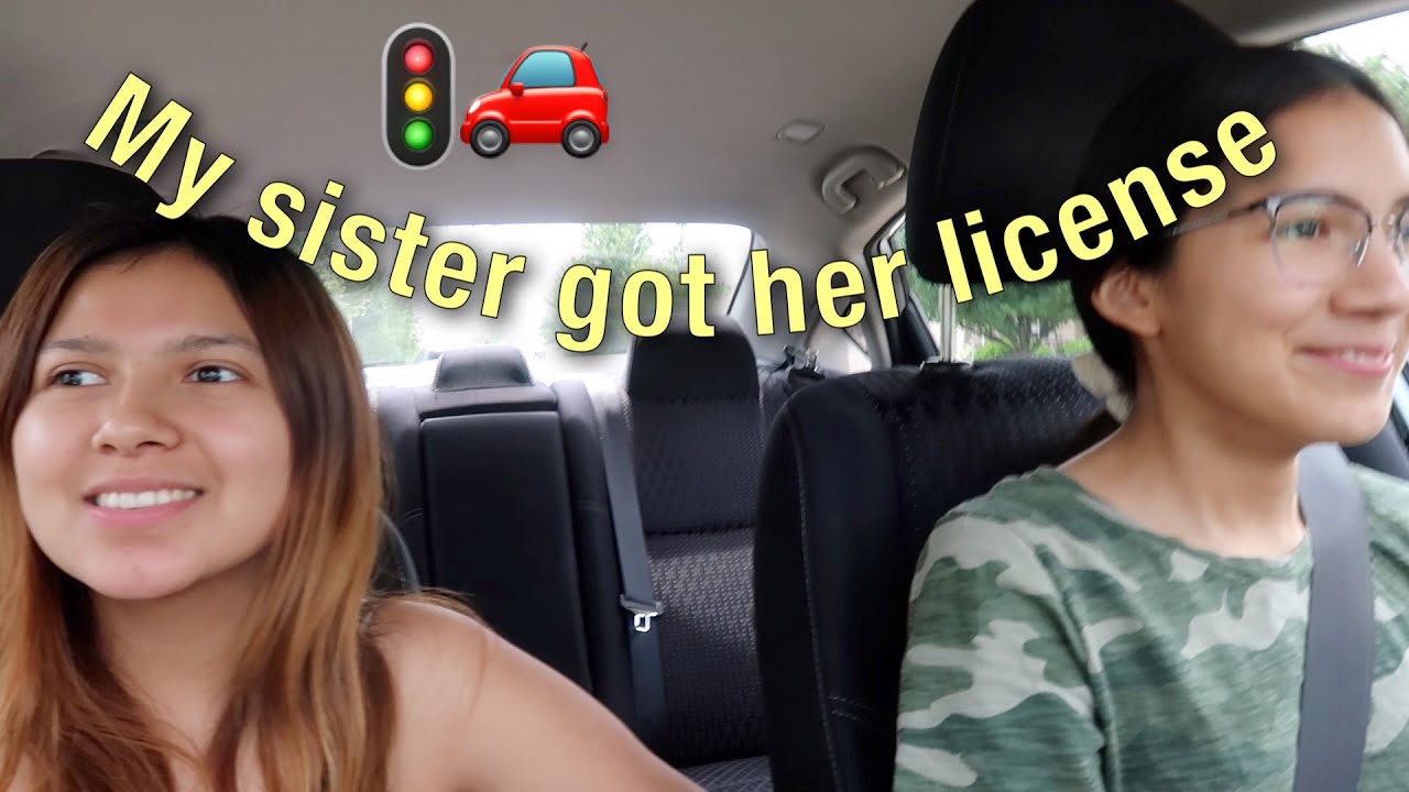 MY SISTER DRIVES ME FOR THE FIRST TIME || Dyana Martinez - YouTube