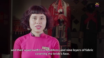 Trang phục cưới của cô dâu Dao đỏ ở Tả Văn, Lào Cai