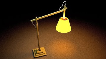 Model a Floor Lamp in autodesk Maya