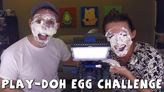 PlayDoh Surprise Egg Challenge with Surprise Toys DCTC Amy Jo and Brandon Challenge Video