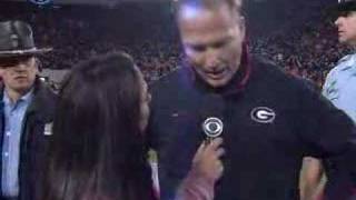 Tracy Wolfson Talks With Mark Richt After Win Over Auburn