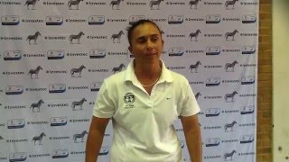 Coach of Pietermaritzburg Girls' High School, Taryn de Winnaar is interviewed