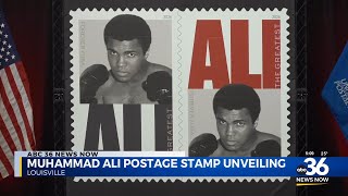 Muhammad Ali commemorative stamp unveiled in Louisville