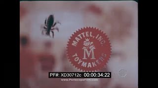 1968 MATTEL INC. TALKING BARBIE DOLL AND CREEPY CRAWLERS TOY  TV COMMERCIALS XD30712c