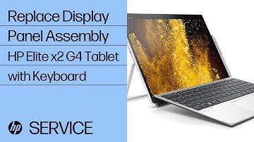 Replace the Display Panel Assembly | HP Elite x2 G4 Tablet with Keyboard | HP