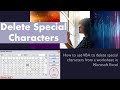 Delete special characters in Excel using VBA