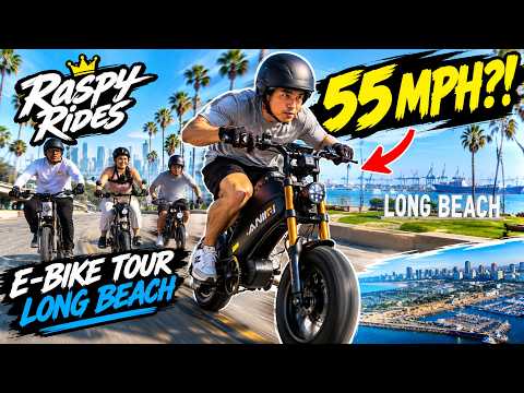 Raspy Rides Took Us on an E-Bike Tour of Long Beach… It Got Wild