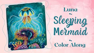 Maria Trolle | Luna | Sleeping Mermaid | Prisma's & Neo II's | Adult Coloring