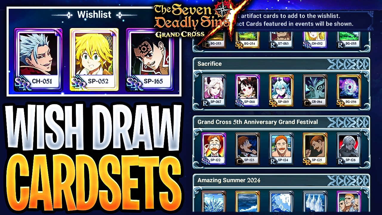 DON'T MAKE THIS MISTAKE! Best ARTIFACT CARDSETS To Prioritize! | Seven Deadly Sins: Grand Cross DON'T MAKE THIS MISTAKE! Best ARTIFACT CARDSETS To Prioritize! | Seven Deadly Sins: Grand Cross