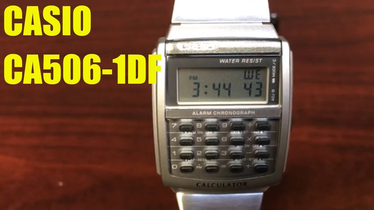 Casio Calculator orologio uomo multifunzione mod. CA-506-1 - Shop Elegance