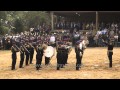 Naga Police band plays Indian National Anthem at Hornbill Festival