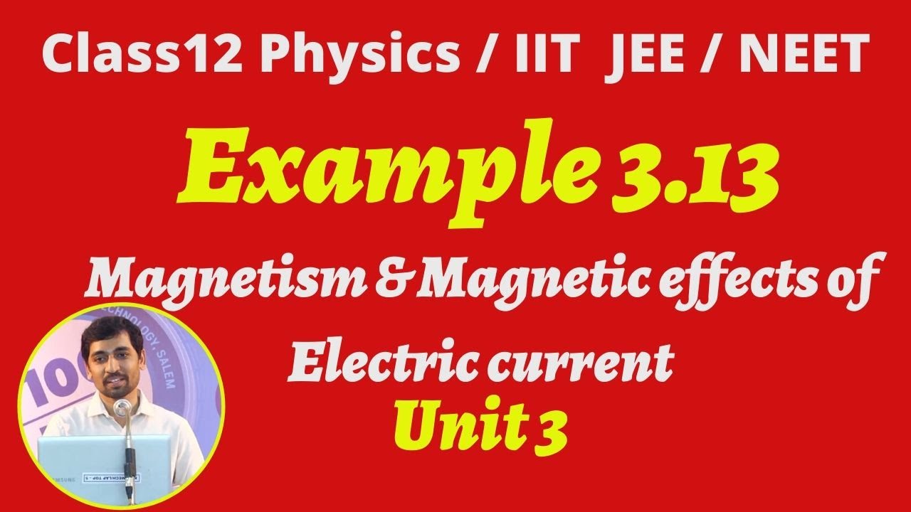 Class 12 Physics Example 3.13 Magnetism and magnetic effects of ...