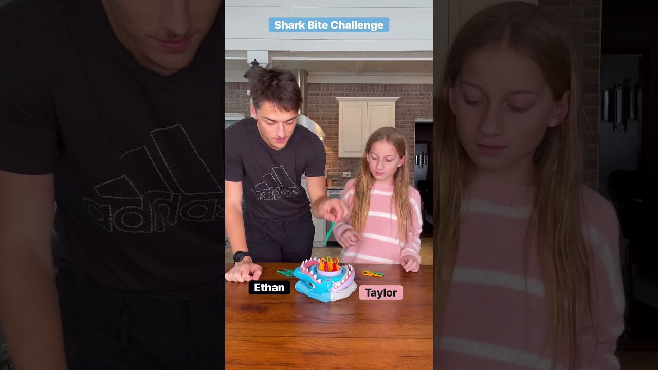 Shark bite challenge!! 