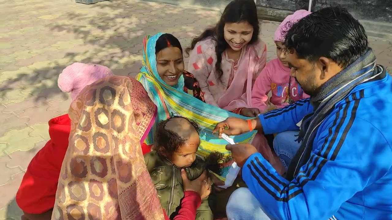 मुन्डन आनंद 🙂🙂