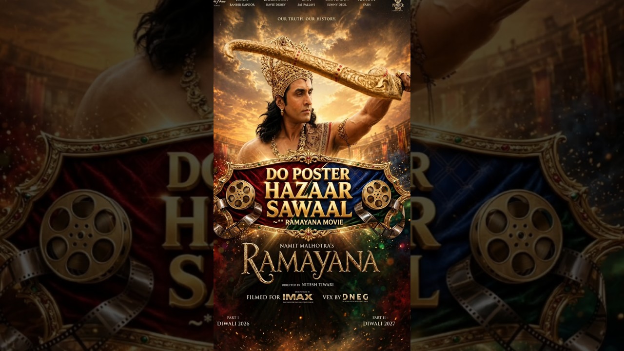 Ranbir Kapoor New Movie Ramayana New Poster ||  #ranbirkapoor #shorts #trending