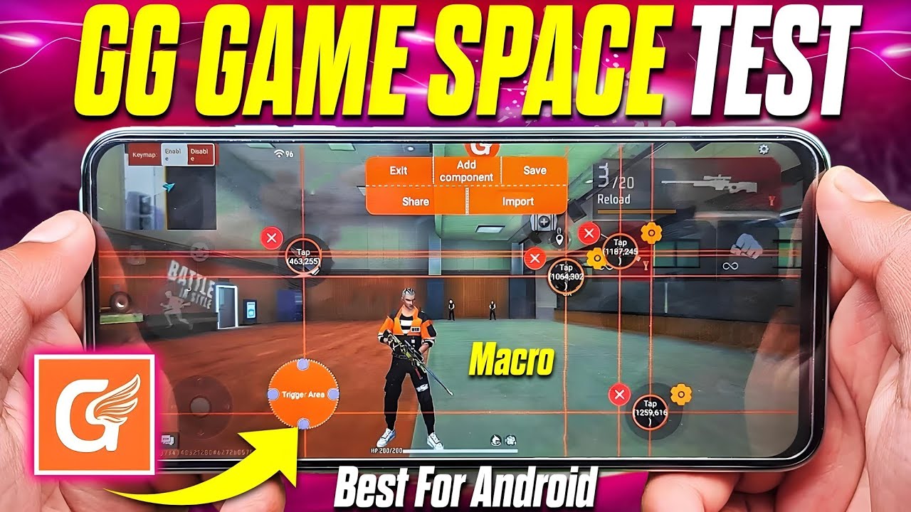 GG Game Space Macro Test in Free Fire - How to Setup GG Game Space | Bangla