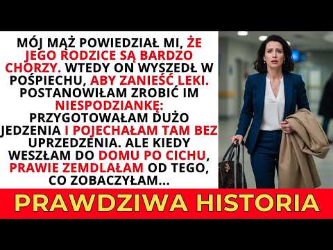 MÓJ MĄŻ POJECHAŁ DO CHORYCH RODZICÓW. PRZYJECHAŁAM BEZ UPRZEDZENIA I ZAMARŁAM WIDZĄC...