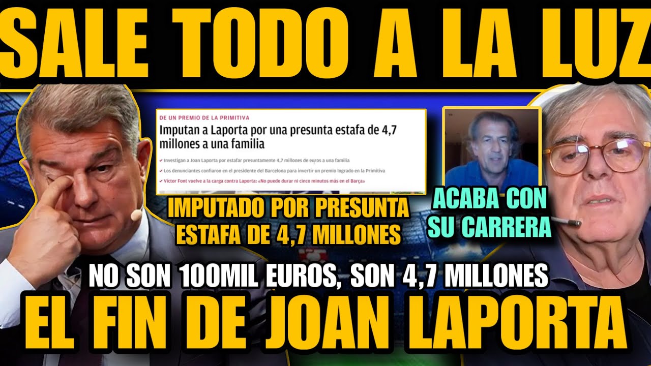 EL FIN DE LAPORTA ¡4,7M€ ESTAFADOS! SIRO LOPEZ ACABA CON LA CARRERA DE TONI FREIXA EN VIVO! Y MÁS 