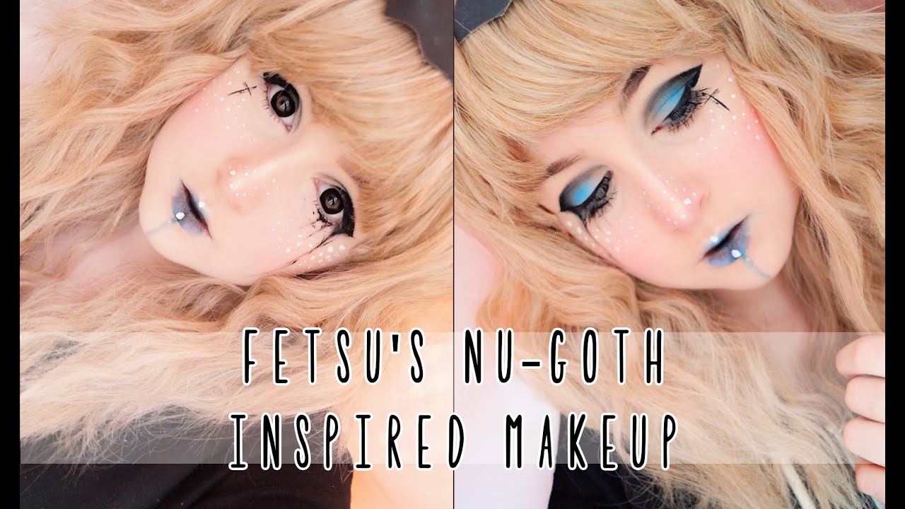 Fetsu's Nu-Goth/Pastel Goth inspired Makeup! ~