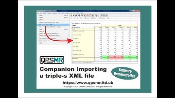 QPSMR Limited – Importing a triple-s XML file