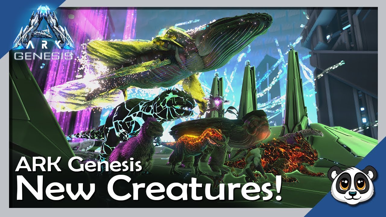 Ark Genesis All The New Creatures Spawn Codes Youtube