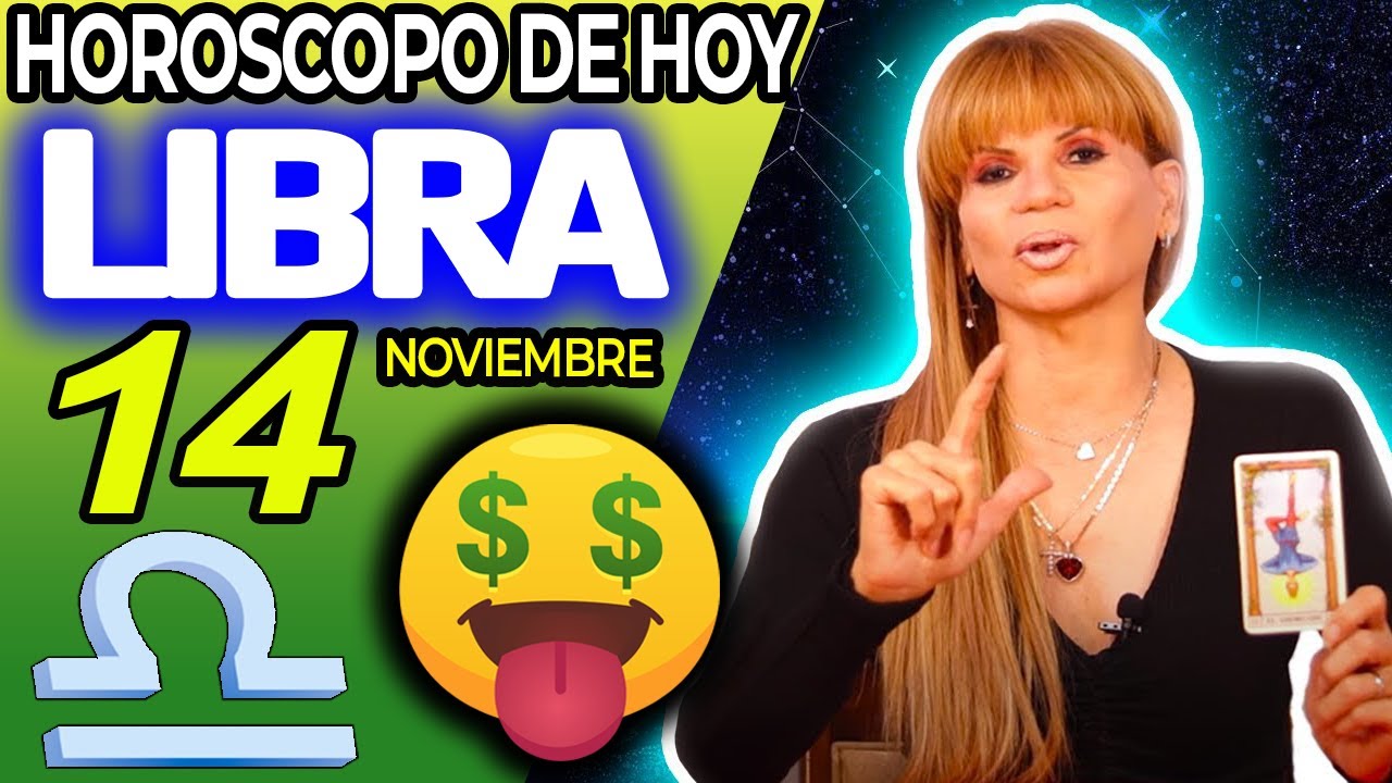 LIBRA ♎💸TE LLEGA UNA IMPORTANTE SUMA DE DINERO🤑 Horóscopo De Hoy 14 De ...