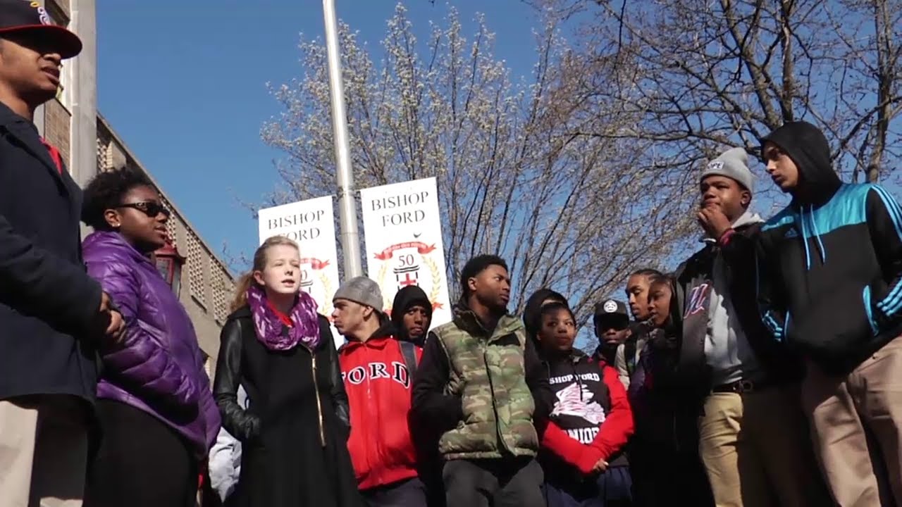 Bishop Ford Students, Parents, Faculty and Friends Protest School Closing