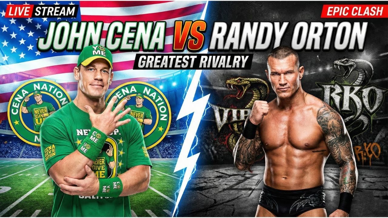 John Cena vs. Randy Orton😡🩸PURE HATE - No Mercy Match| WWE 2K25 