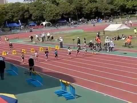 第１５回 ジュニア陸上競技チャレンジカップ ２年男子５０m決勝