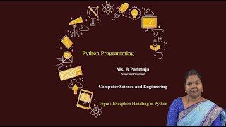 Exception Handling in Python by Ms. B Padmaja