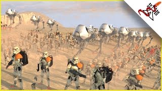 ATTACK ON TATOOINE PIRATE CAMP - Star War: Galaxy at War MOD screenshot 2