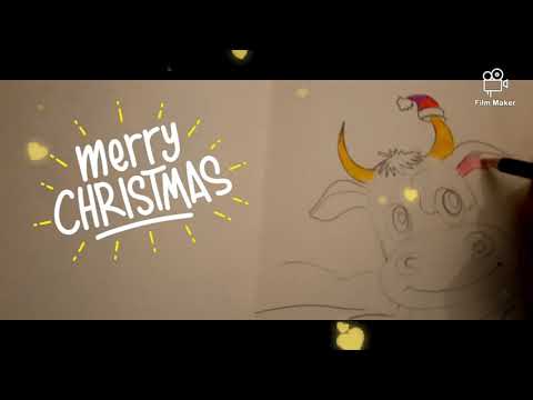 დავხატოთ ხარი ( საახალწლო  თემატიკა)