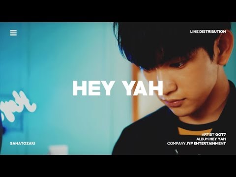 K-POP・アジア Hey Yah GOT7 GOT7 Hey Yah Mini Album Japan OBI CD (Epic 2016) K-Pop Korean Boy