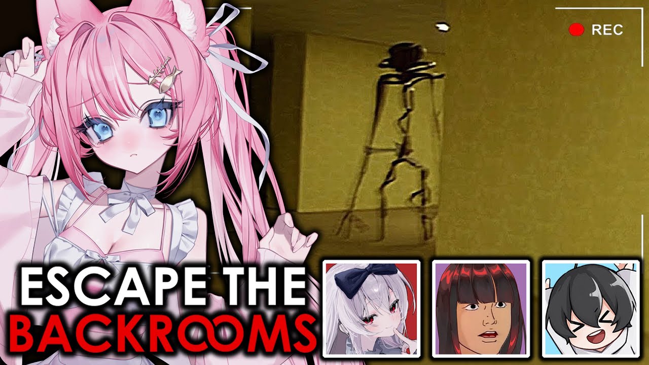 【 後室/Backrooms 】4人後室探索，想辦法離開這個鬼地方😰 | Ft.紅月.亞洛赫.偏頭 | Rluo Ch. 阿洛《 Escape the Backrooms 》