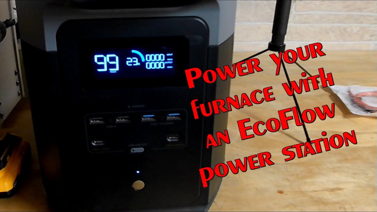 How Long Can I run my Furnace with an EcoFlow delta 2 max?