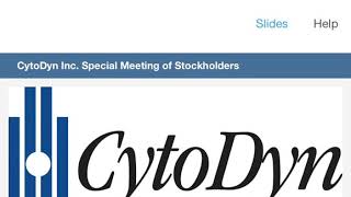 Special Meeting of CytoDyn Stockholders