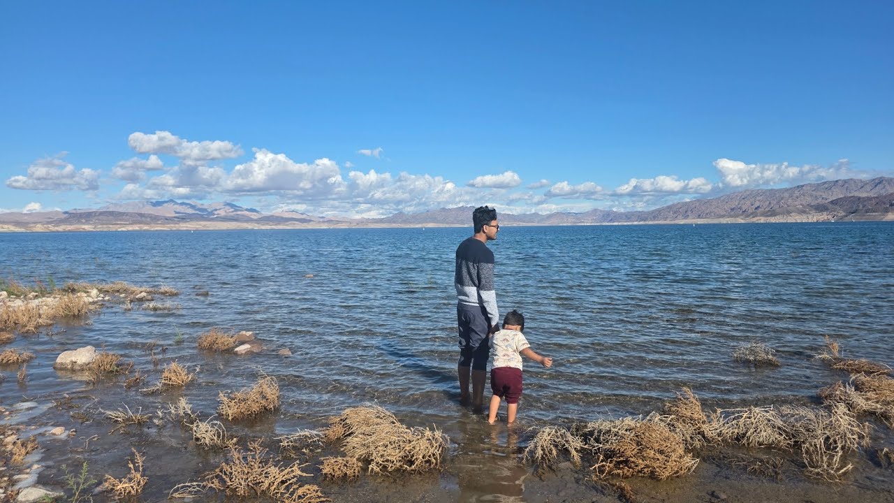 Baby Omar at the Beach | Stones, Circles & Translucent Water