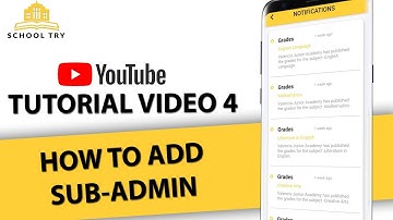 HOW TO MANAGE / ADD SUB-ADMIN ON SCHOOLTRY PORTAL IN 1 MINUTE (TUTORIAL VIDEO 4)